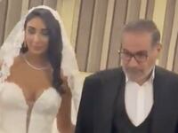Ali Shamkhani escorting his daughter—wearing a strapless gown—into a luxury Tehran hotel ignited fury over hijab crackdowns.