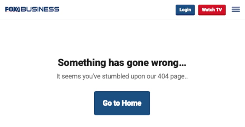 Fox quickly took down Bartiromo's bio.
