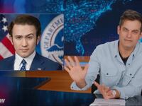 The Daily Show host Michael Kosta lambasts DHS chief Thomas Fugate.