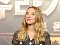 SEOUL, SOUTH KOREA - JULY 01: Scarlett Johansson attends the "Jurassic World Rebirth" - Seoul press conference on July 01, 2025 in Seoul, South Korea. (Photo by Chung Sung-Jun/Getty Images)