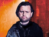 A photo illustration of JD Vance as Reek on Game Of Thrones.