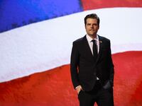 Rep. Matt Gaetz (R-FL) is seen on the second day of the Republican National Convention at the Fiserv Forum on July 16, 2024 in Milwaukee, Wisconsin.