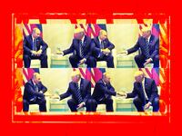 A photo illustration of Russian President Putin and Donald Trump.