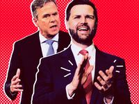 Jeb Bush and J.D. Vance