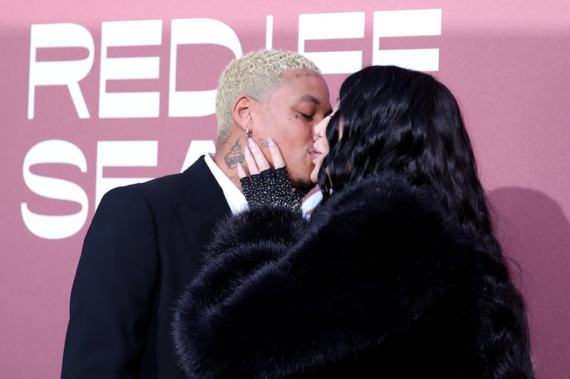 CAP D'ANTIBES, FRANCE - MAY 23: Alexander Edwards and Cher attend the amfAR Cannes Gala 30th edition Presented by Chopard and Red Sea International Film Festival at Hotel du Cap-Eden-Roc on May 23, 2024 in Cap d'Antibes, France.