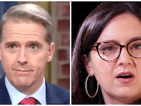 Scott Jennings and Bari Weiss.