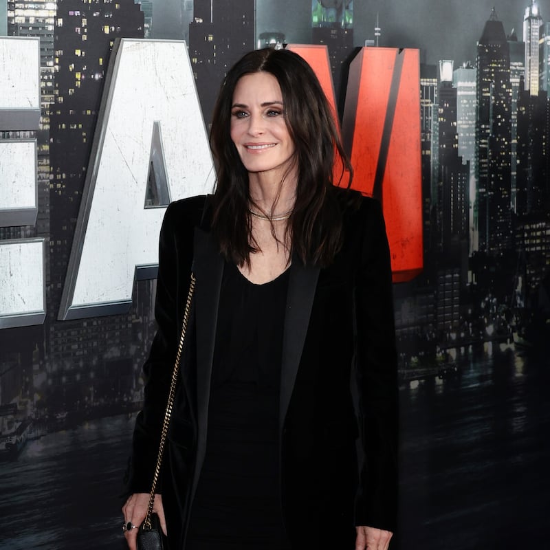 Courteney Cox attends the world premiere of Paramount's "Scream VI" at AMC Lincoln Square Theater on March 06, 2023 in New York City.