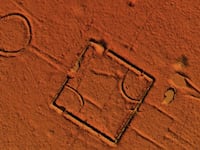 Geoglyphs uncovered in the rainforest.