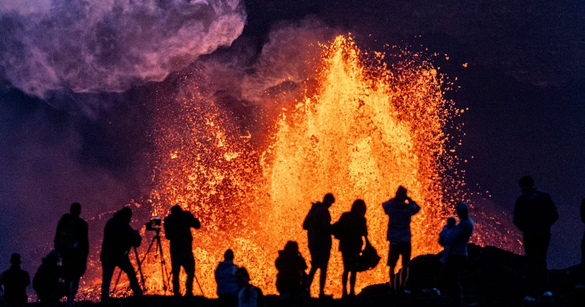 Lava-Spewing Volcano Forces Trails to Close in Tourist Hot Spot