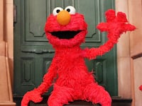 NEW YORK, NEW YORK - SEPTEMBER 06: A view of a photo booth with Elmo during "Mindful Families" presented by Headspace in partnership with Sesame Street and Unicorn Productions at Second Floor on September 06, 2023 in New York City. (Photo by Craig Barritt/Getty Images for Headspace)