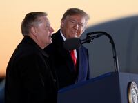 “I can’t do it with Jared, and I can’t do it with Witkoff. They’re just too conflicted,” Graham reportedly said about Trump's Middle East negotiators.