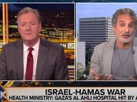 Bassem Youssef appears on Piers Morgan’s show to discuss Israel-Hamas war.