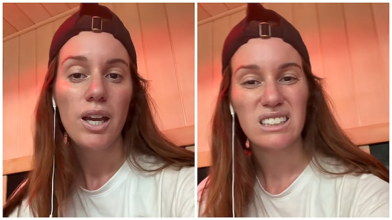 Hannah Berner demonstrated her difficulty smiling in a TikTok video posted to her account, which has 2.9 million followers.