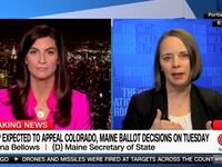 Maine Secretary of State Shenna Bellows speaks on CNN.