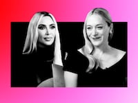 A photo illustration of Kim Kardashian and Chloe Sevigny
