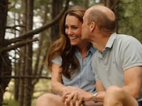 William and Kate‘s royal kiss.
