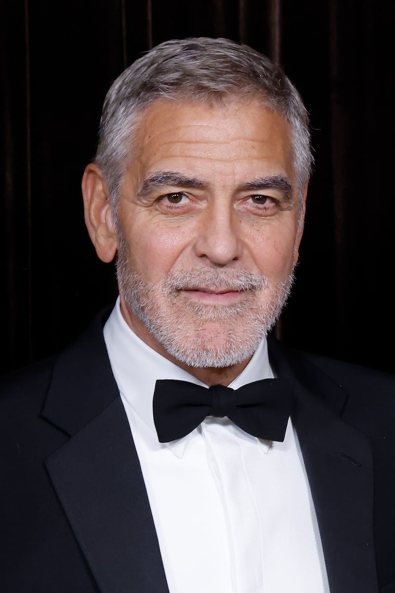 LONDON, ENGLAND - OCTOBER 09: George Clooney attends The Clooney Foundation For Justice's The Albies 2026 at Natural History Museum on October 09, 2026 in London, England. (Photo by Taylor Hill/Getty Images)