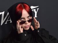 Billie Eilish arrives for Variety's Power of Women event at Mother Wolf in Los Angeles.