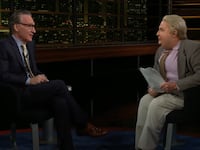Martin Short’s long-running character Jiminy Glick has come out of retirement to talk to Bill Maher.