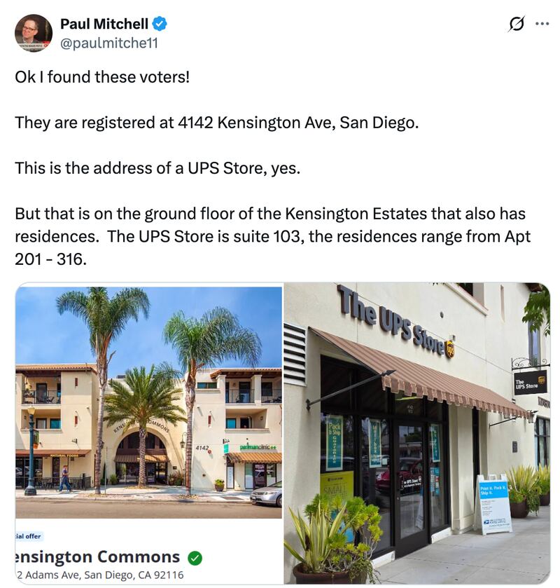 Paul Mitchell’s fact check of Nick Shirley quickly went viral on Sunday and was cited in an X community note.