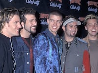 The group, sans Galasso, at the height of their powers in the early 2000s. Ron Galella, Ltd./Ron Galella Collection via Getty Images.