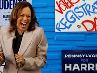 Kamala Harris campaigns in Philadelphia