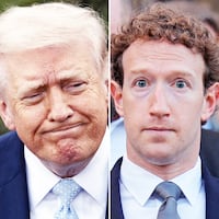 Donald Trump and Mark Zuckerberg.