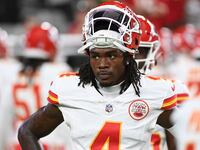 Rashee Rice at a Kansas City Chiefs game.