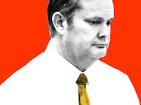A photo illustration of Chad Daybell
