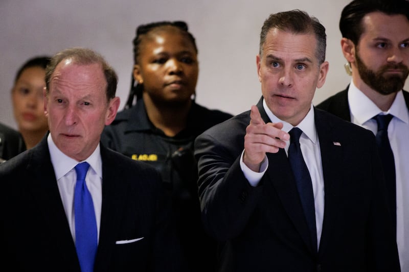 Hunter Biden and Abbe Lowell