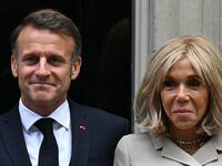 Emmanuel Macron, Brigitte Macron, Keir Starmer, Victoria Starmer
