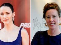Rachel Brosnahan (left), Kate Spade (right)