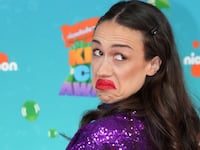 Colleen Ballinger, aka Miranda Sings, at the Kids' Choice Awards