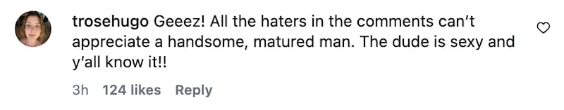 Noah Wyle also had fans defending him.