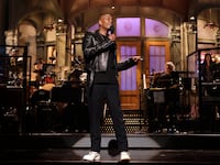 SATURDAY NIGHT LIVE -- Dave Chappelle, Black Star Episode 1832 -- Pictured: Host Dave Chappelle during the monologue on Saturday, November 12, 2022 -- (Photo by: Will Heath/NBC via Getty Images)