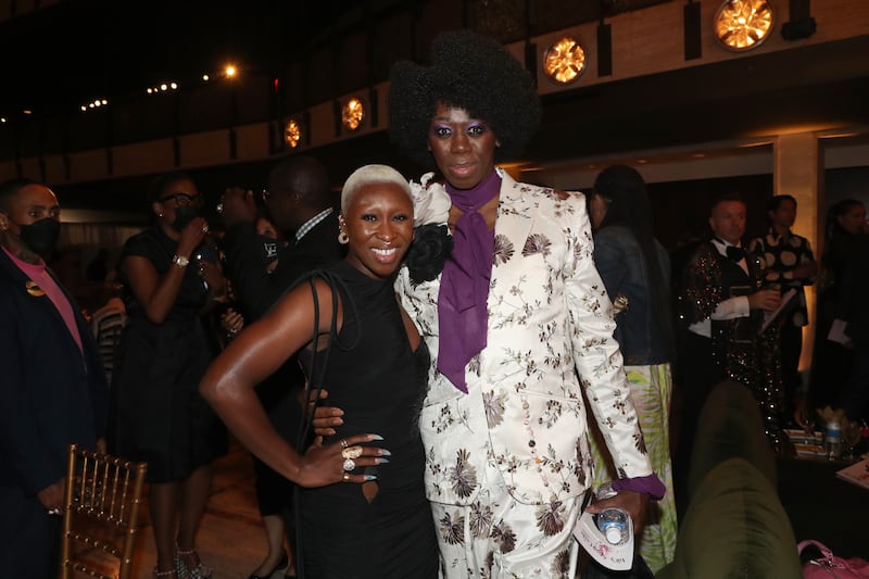 Cynthia Erivo with J Alexander at The Ailey Spirit Gala 2022 in New York City.