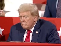 Was Donald Trump sleeping at the RNC?