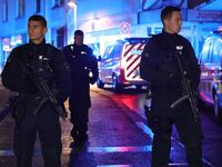 Police in Solingen, Germany at the scene of a mass stabbing on August 23, 2024.