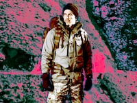 A photo illustration of Tom Sandoval on Special Forces.