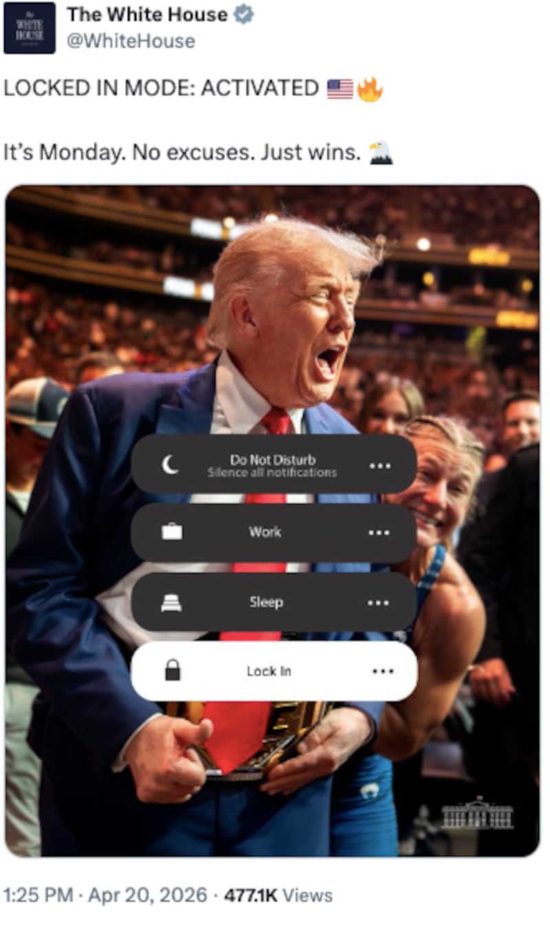 White House X Post