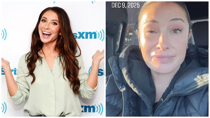Bristol Palin in 2018, left; Bristol Palin in 2025 on the right