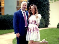 Dan Scavino and Erin Elmore get engaged.