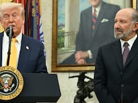 Donald Trump and Howard Lutnick
