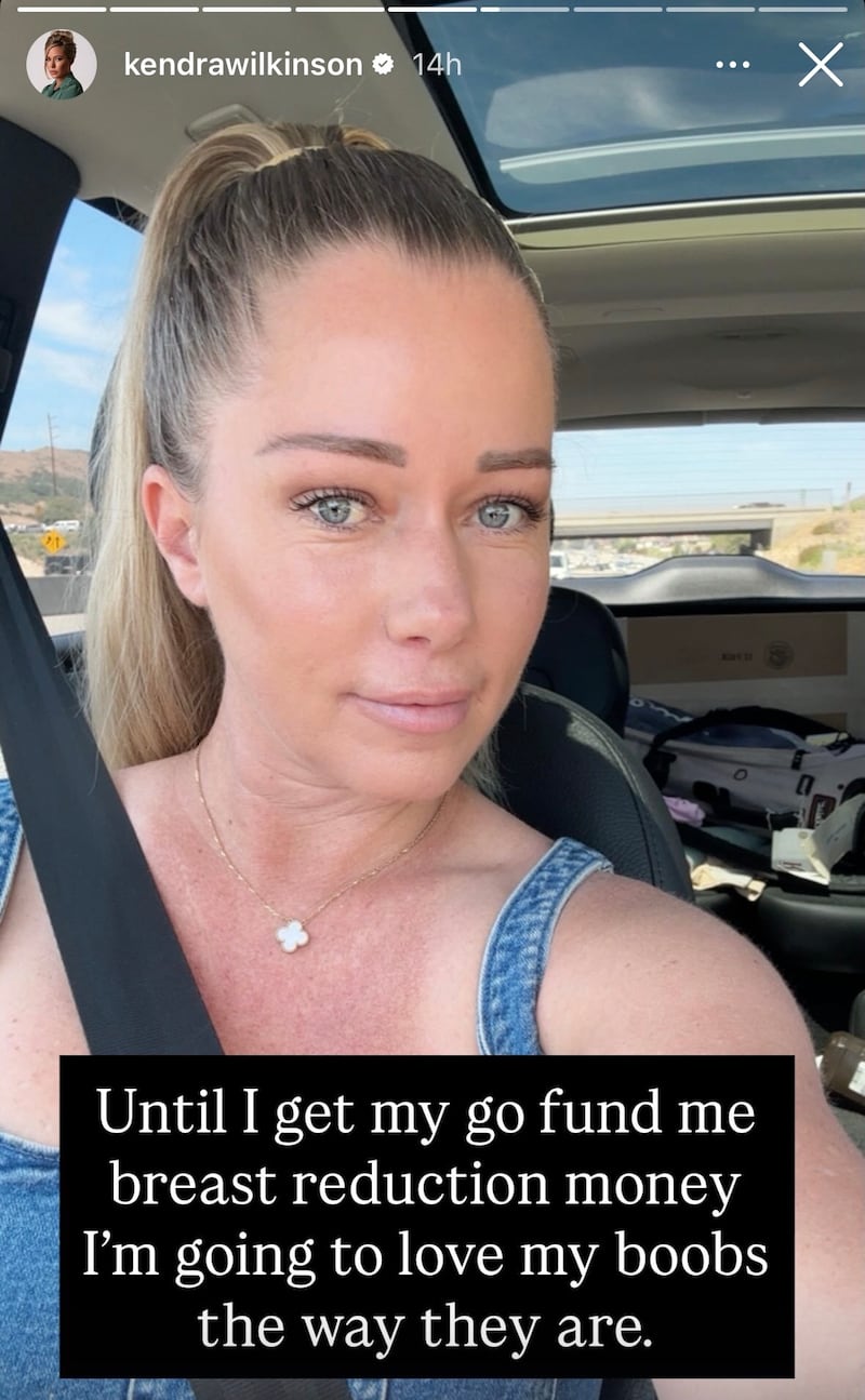 Kendra Wilkinson wrote that she “couldn’t be more excited” about her weight loss.