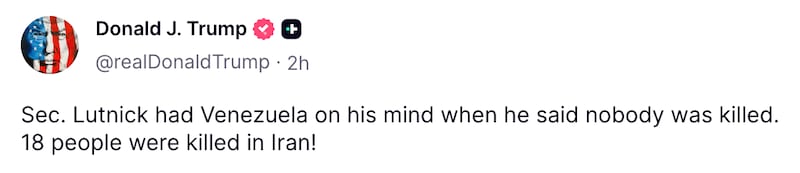 Trump’s statement.