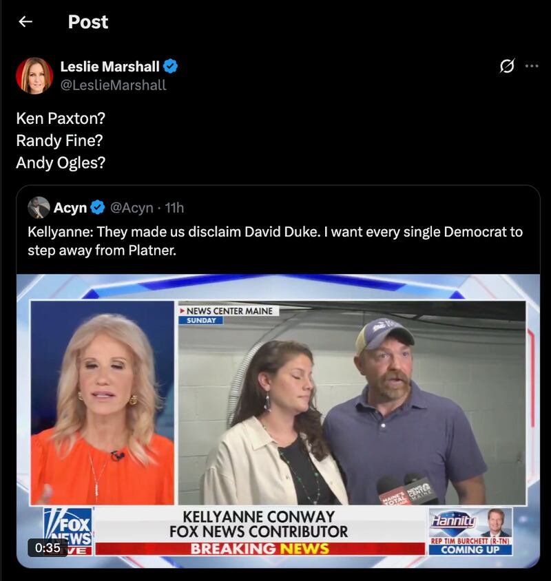 Leslie Marshall post