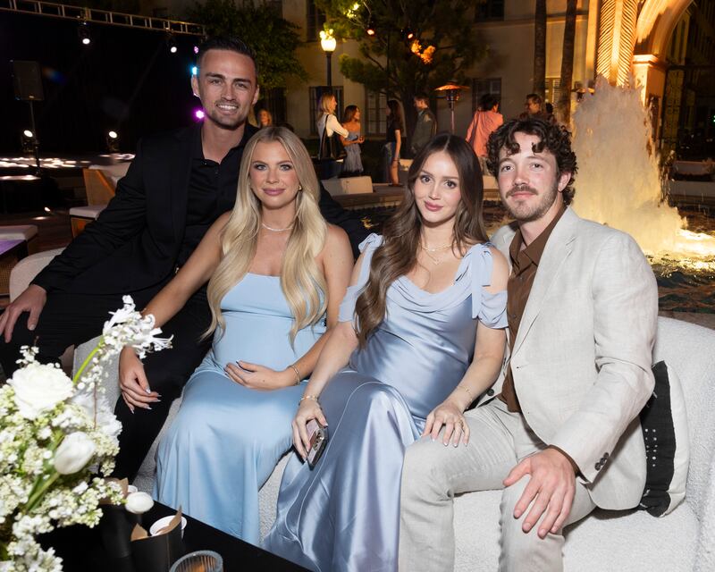 Mikayla Matthews and her husband, Jace Terry, on the right, with fellow castmates Jacob Neeley and Mayci Neeley, on the left.