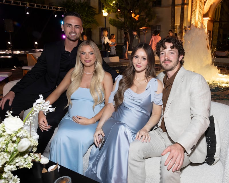 Mikayla Matthews and her husband, Jace Terry, on the right, with fellow castmates Jacob Neeley and Mayci Neeley, on the left.
