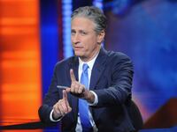 Jon Stewart hosting the Daily Show