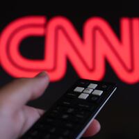 The CNN logo.